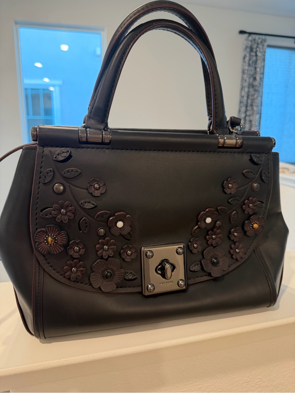 Coach Willow Floral Drifter Top Handle Satchel